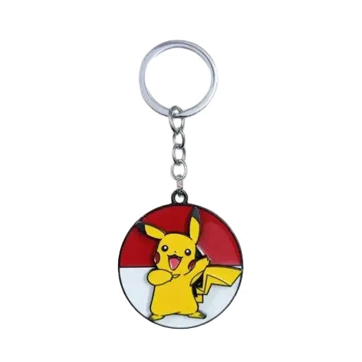 Dabbing Pikachu Spinning Metal Keychain