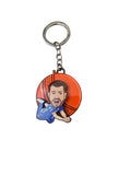 Catch Rohit Sharma Spinning Metal Keychain