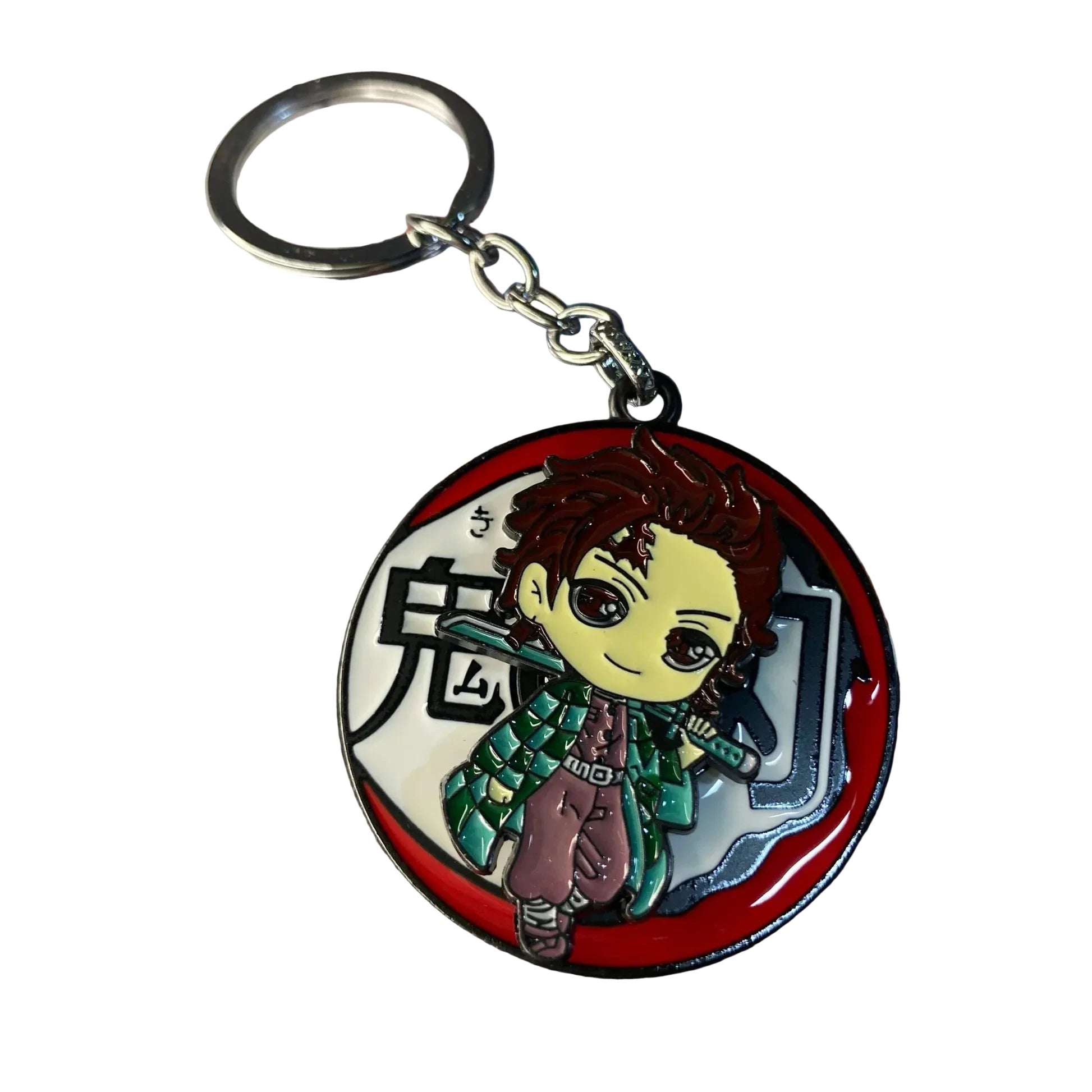 Demon slayer tanjiro rotating keychain