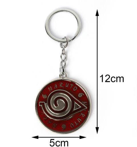 Naruto sasuke uchicha metal keychain