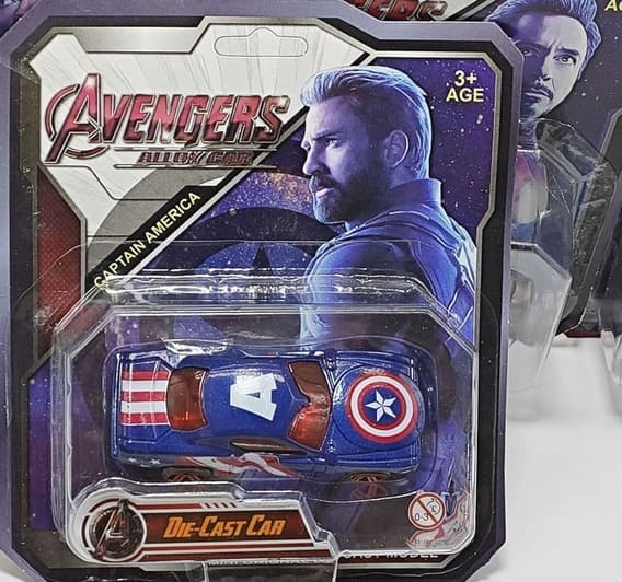 Avengers-captain America pull back car