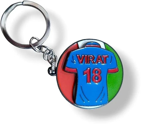 Virat Kohli Jersey Metal Spinning Keychain
