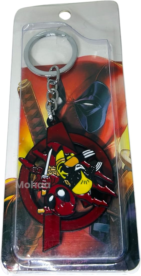 Mohaa Deadpool metal spinner keychain.