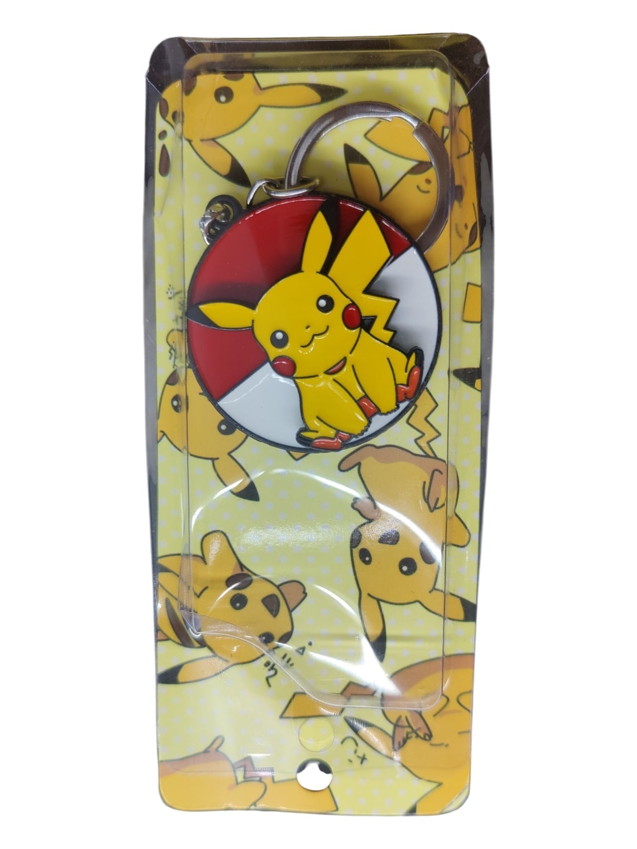 Pikachu Pokemon Rotating Metal Keychain